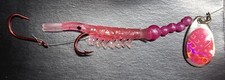 Savage Strike - SAVAGE SHRIMP - Kokanee And Trout - 3 Pack Spinner Rigs  - UV