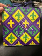 Mardi Gras Luncheon Napkin 16ct 1 Pack 3-Ply New!!!