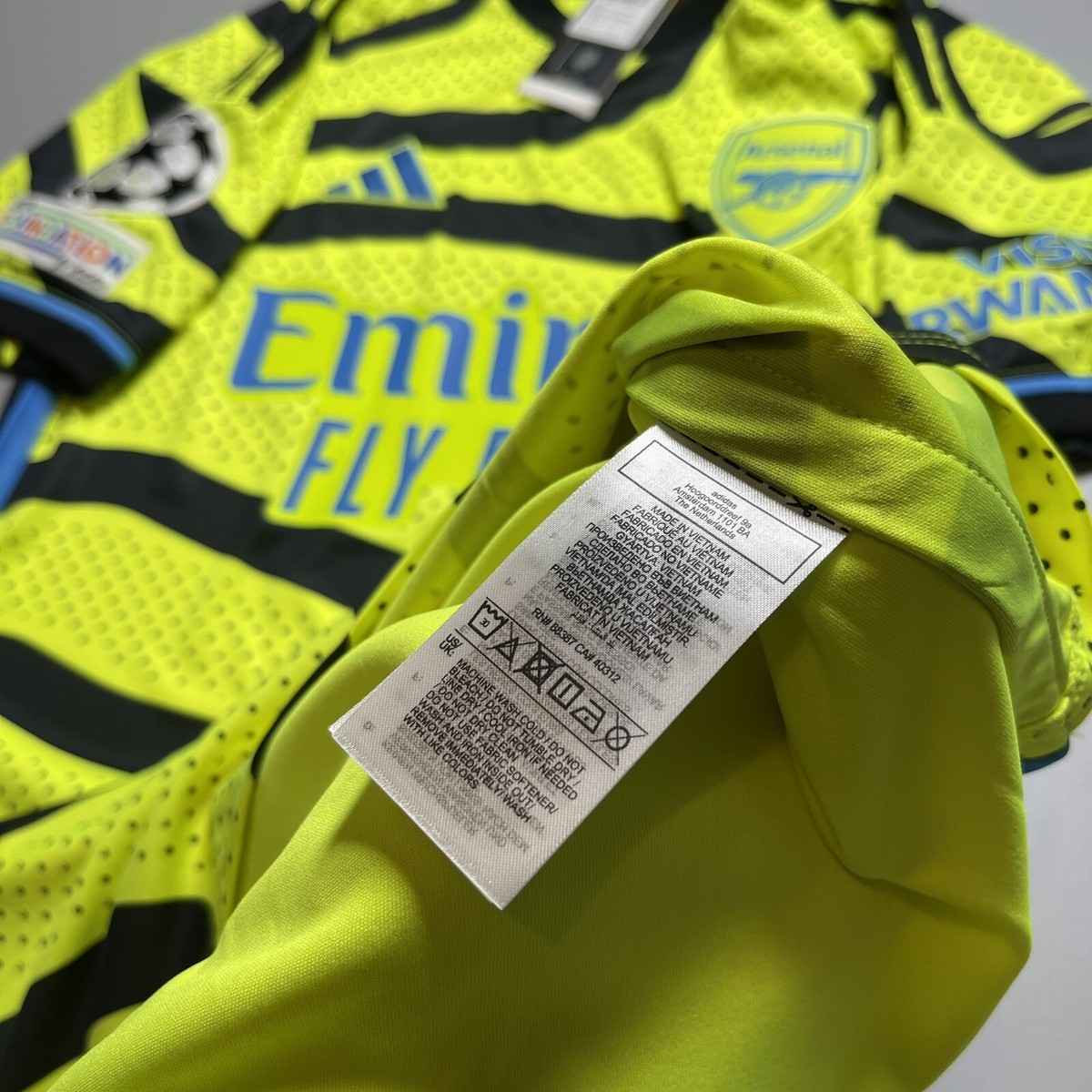 ARSENAL ADIDAS 2023/2024 FOOTBALL SOCCER AWAY JERSEY #8 ODEGAARD