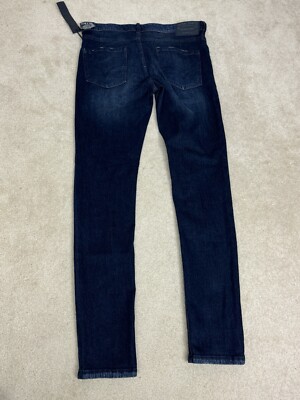 その他 TEN DENIM 32 BLUE Seven7 Jeans Mens 32 Blue Denim Cotton Straight Leg Super Slim 32