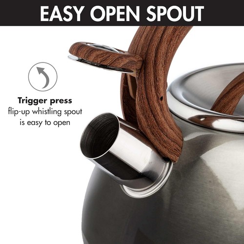 Tea Kettle,Food Grade Stainless Steel Wide Mouth - Picture 4 of 8