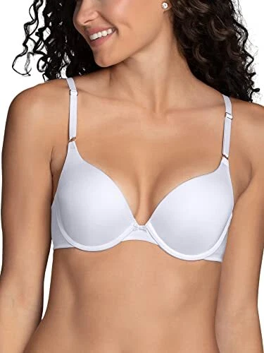 Vanity Fair womens Push Up Bra, Underwire - White, 36C US