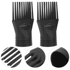 Hair Dryer Comb Attachment 2pcs Universal Detangling Blow Dryer Nozzle
