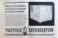 PRESTCOLD Industrial Refrigeration Equipment WW2 ADVERT Vintage Print Ad 683/50