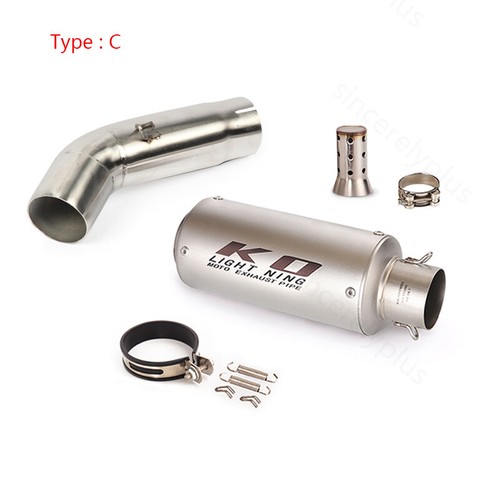For Suzuki GSXR600 GSXR750 2011-2025 Slip Exhaust Connect Mid Link Pipe Mufflers - Picture 4 of 13