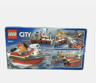 LEGO City 60213 Dock Side Fire, New in Box Rare Retired
