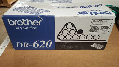 Genuine Brother DR620 Drum Unit for DCP/HL/MFC Printers, Black, Superior quality