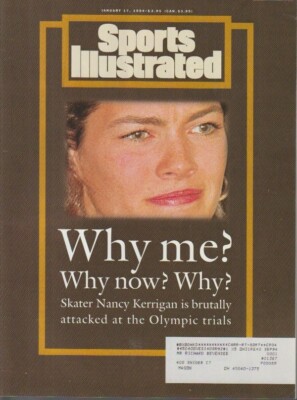 Sports Illustrated  Skater Nancy Kerrigan Brutally Attacked January 1994 KL5423