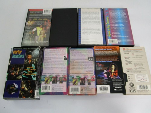 10 Vintage VHS Drum Instructional Videos Jazz Signed Steve Gadd - Picture 3 of 8