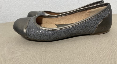 DAMEN-BALLERINAS B O C GRÖSSE 6,5 BRONZEFARBEN METALLIC KAPPE ZEHENPARTIE - Bild 4 von 7