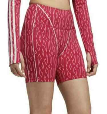 adidas IVY PARK Womens Shorts Pink Bold Monogram XS 2XL Gym H21149