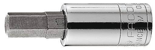 Facom RT. 4 1/4″ Drive Metric Hexagon Bit Socket 4mm Screwdriver