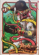 Fernando Tatis Jr Hand Embellished Alex Pardee Project 70 #3/10