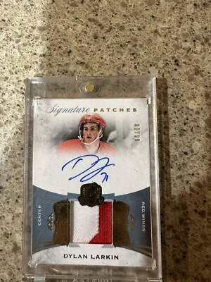 Dylan Larkin 2015-15 The Cup Signature Patches 01/99 Auto !!!