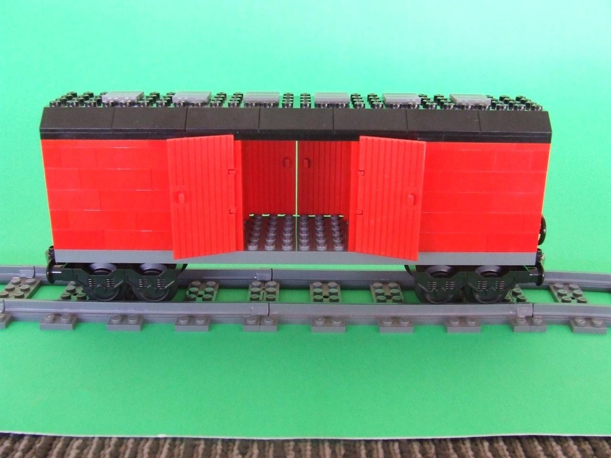 Custom Built Lego Box Car Train Built With New Used Lego Bricks