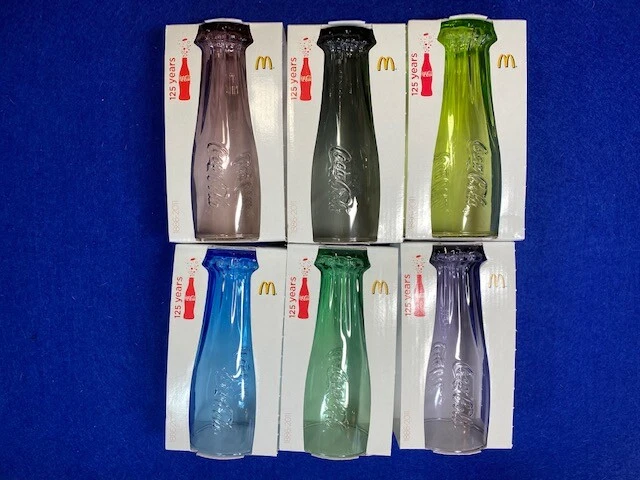 MC DONALDS COCA-COLA UPSIDE DOWN GLAS GLASS HOLLAND 2010 FARBE WÄHLEN