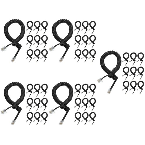 5 Count Mobilteilersatzkabel Spiralkabel-Telefon Gewickelter Draht - Zdjęcie 10 z 12