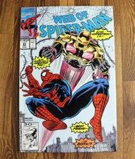 1991 Marvel Comics Web Of Spider-Man #83 1st Appearance Of Hypertron VF/VF+