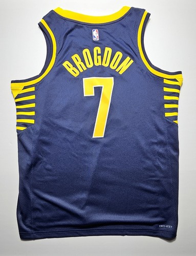 *NBA Indiana Pacers Malcolm Brogdon #7 Nike Swingman Icon Edition Jersey Size 48 - Picture 2 of 4