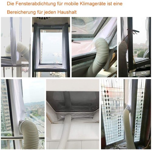 Schlauchadapter Abluftschlauch Adapter Fensterabdichtung für Mobile Klimaanlagen - Bild 7 von 24