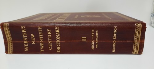 Webster’s New Twentieth Century Dictionary Unabridged 2nd Edition 1969, Vol.1 &2 - Picture 9 of 23