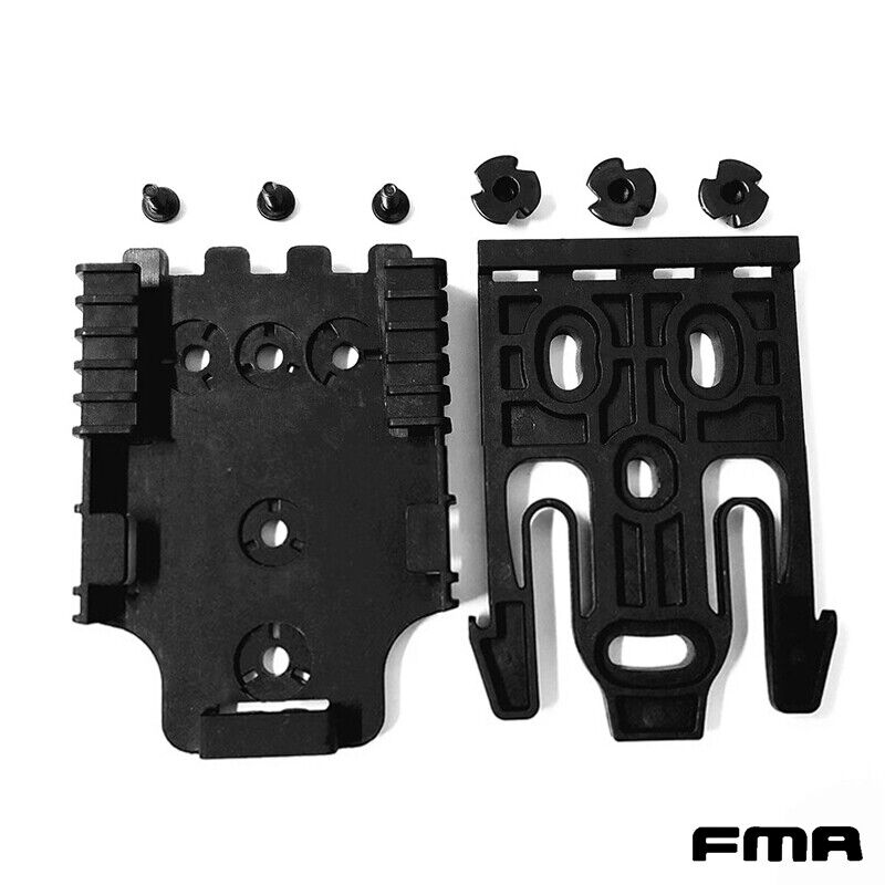 FMA Tactical Quick Locking System Kit Black Holster QLS Kit Hunting Paintball