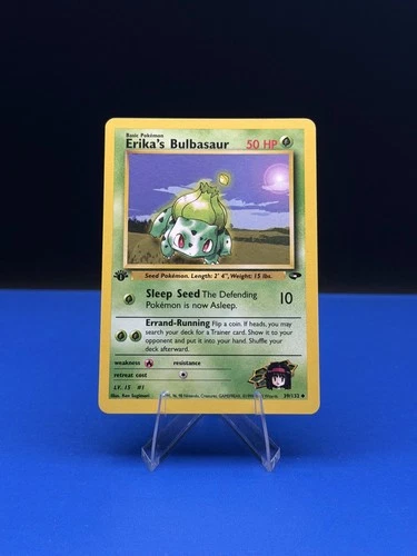 2000 Pokémon Gym Challenge Erika’s Bulbasaur 1st Edition 39/132 - LP