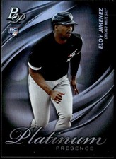 2019 Bowman Platinum #PP-3 Eloy Jimenez Platinum Presence Rookie E1