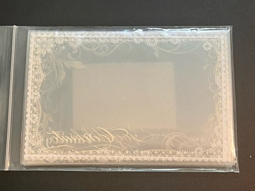 Pack Of 12 Close to My Heart Top Coats 4”X6”Overlays Z1211 - Picture 2 of 3