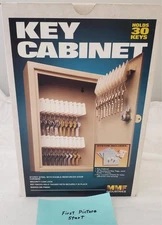 MMF Industries Steel Key Cabinet Holds 30 Keys Lockbox