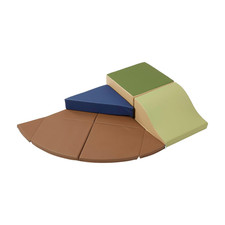 Softzone Junior Adventurer'S Summit Slide, Corner Climber, Earthtone, 4-Piece
