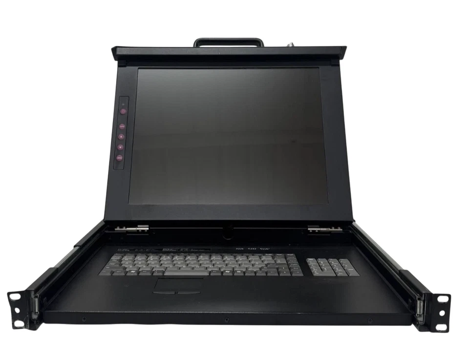 StarTech KSR-117XX KVM 17" 1U LCD Rackmount Console RACKCONS1701 Rack TFT - Image 2 of 4