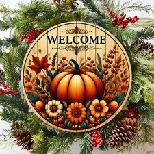 1pc 2D 2D Flat Surface, 1pc 7.87x 7.87inch Aluminum Welcome Sign Engraving Art-