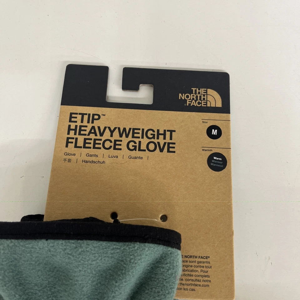 North Face Etip Heavyweight Fleece Gloves Mens Medium New - Image 2 of 4