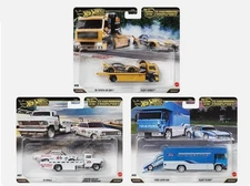Hot Wheels 2025 Car Culture Team Transport J Set of 3 Cars FLF56-957J 1/64