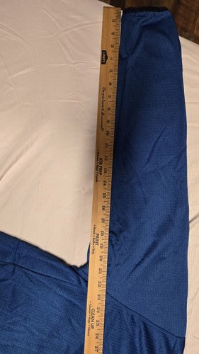 New Columbia Golf Omni Wick Long Sleeve Pullover 1/4 Zip Mens 2XL Blue - Picture 9 of 12