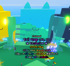 Colossal glass Evil Feep Catch and tame