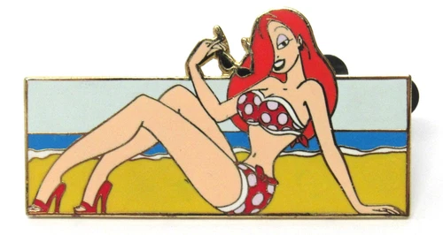 Disney Pin Jessica Rabbit Beach Swimsuit Pin LE250 2006