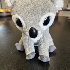 TY Beanie VelveTY Kookoo Gray Koala 6" Plush Blue Glitter Eyes 2018
