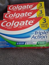 3ct.) Colgate Triple Action Toothpaste Exp. 9...
