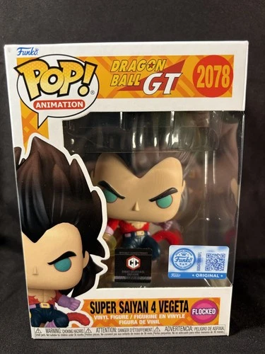Funko Pop! Vinyl: Dragon Ball - Super Saiyan 4 Vegeta #2078 Flocked SE