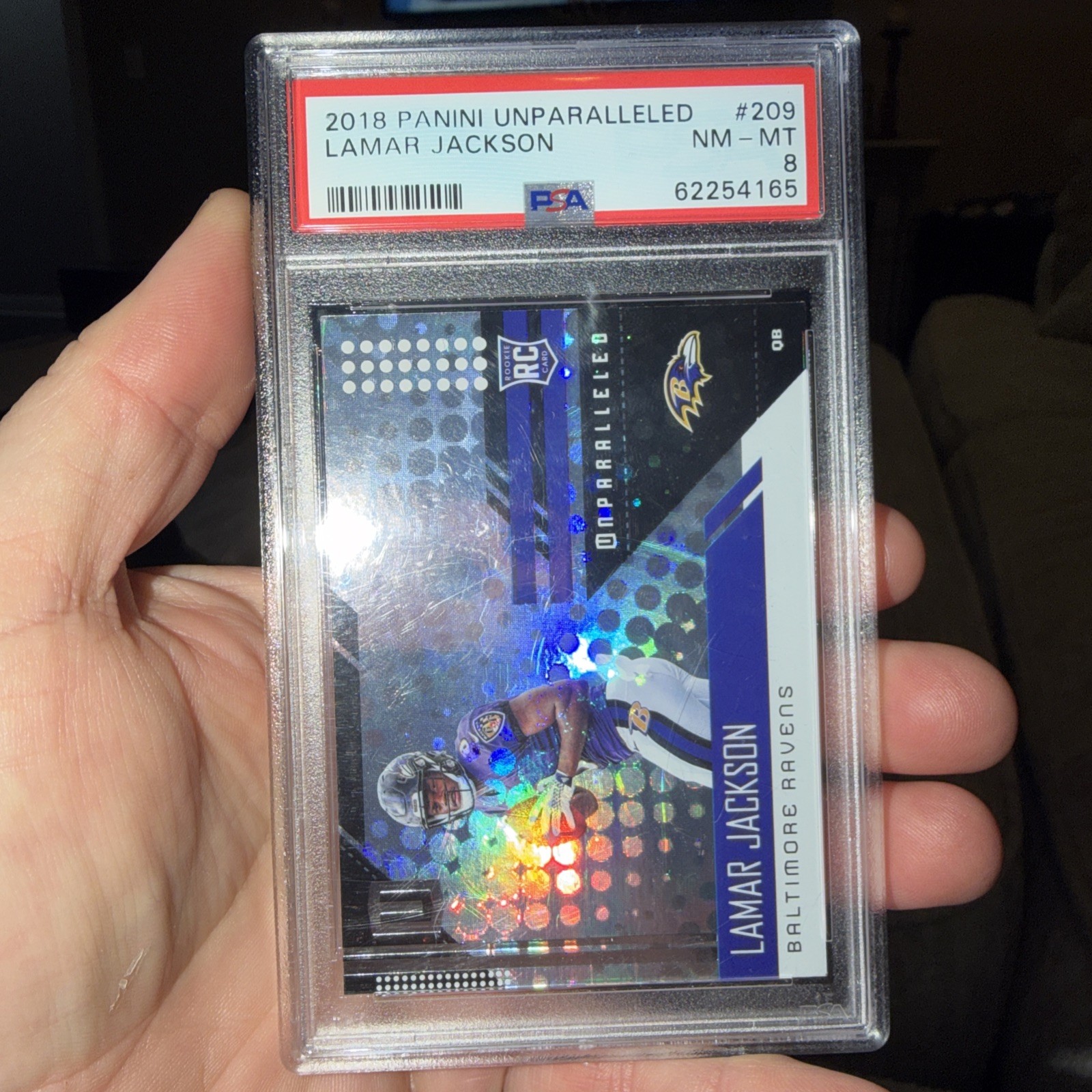 2018 Panini Unparalleled - Rookie Lamar Jackson #209 (RC)