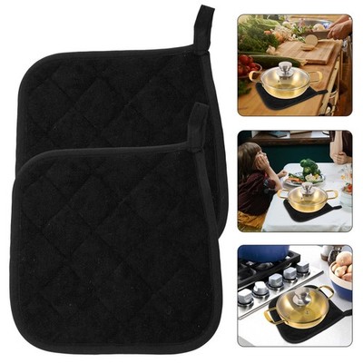 2 Pcs Heat-insulated Pot Holders Hot Pads for Kitchen Resistant Saucepan Mat