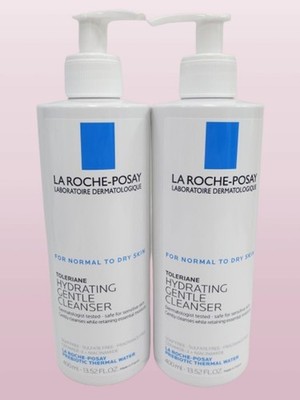 LA ROCHE POSAY TOLERIANE HYDRATING GENTLE CLEANSER 13.52 OZ NWOB EXP:2028 2PCS