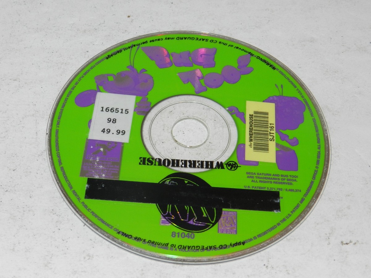 Bug Too (Sega Saturn, 1996) for sale online | eBay