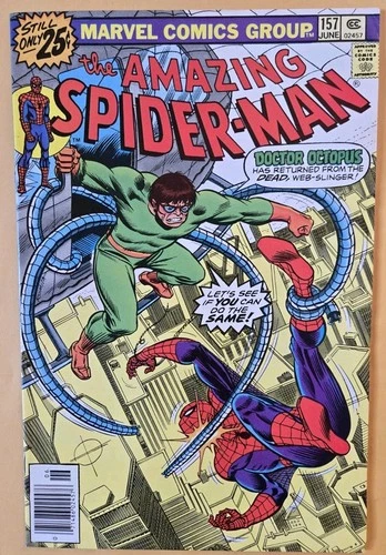The Amazing Spider-Man #157 F (6.0) Doc Octopus & Hammerhead App! Marvel 6/76