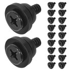  20 PCS Hard Disk Drive Absorbing Screw Mounting Screws Shock Absorption