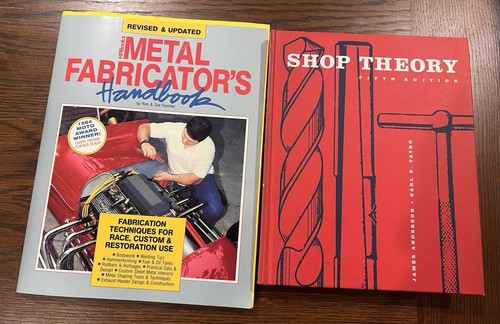 Shop Theory 5th Ed. Anderson Tatro & HPBooks Metal Fabricators Handbook Founier - Picture 1 of 11