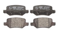 ABE BremsbeläGe Bremsbelegsatz Hinten FüR Mercedes-Benz A-Klasse B-Klasse