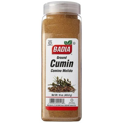  16 oz Badia CUMIN GROUND Comino Molido GLUTEN FREE KOSHER SAZON SPICES(453.6g)